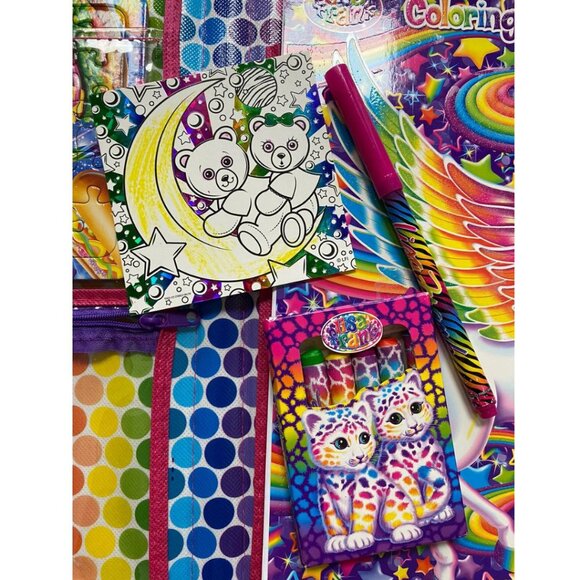 Lisa Frank Folder with Coloring Book Stickers Puzzles 2016 - Picture 10 of 12
